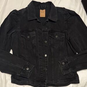 GAP Puff Sleeve Denim Jacket